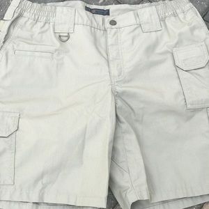5.11 Activewear Ladies Cargo Shorts 14 Khaki Beige